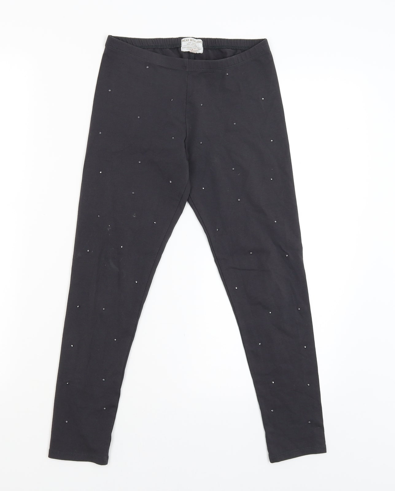 Wear With love Girls Grey   Jogger Trousers Size 11-12 Years