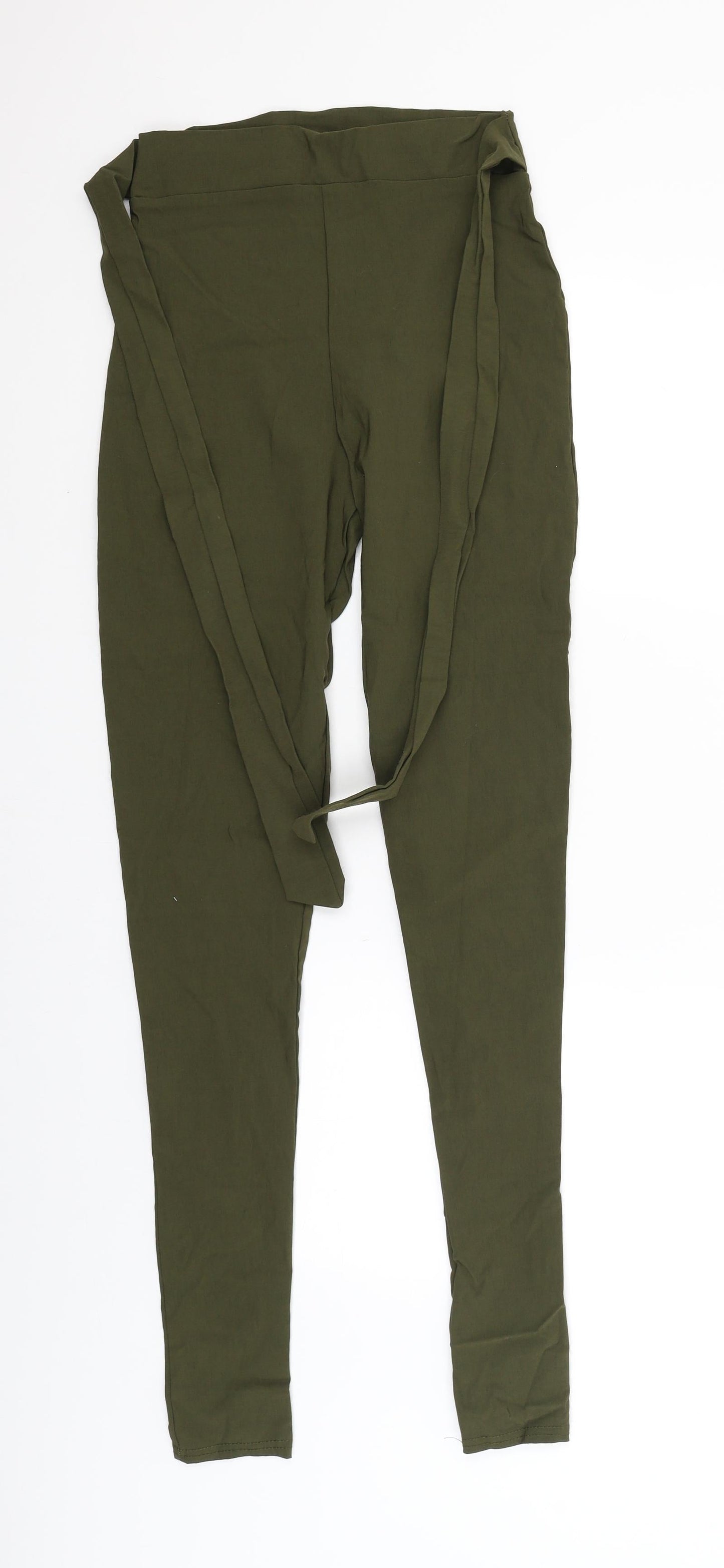 Womens UK Size 8 I SAW IT FIRST Regular Fit Capri Green Trousers