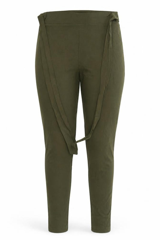 Womens UK Size 8 I SAW IT FIRST Regular Fit Capri Green Trousers