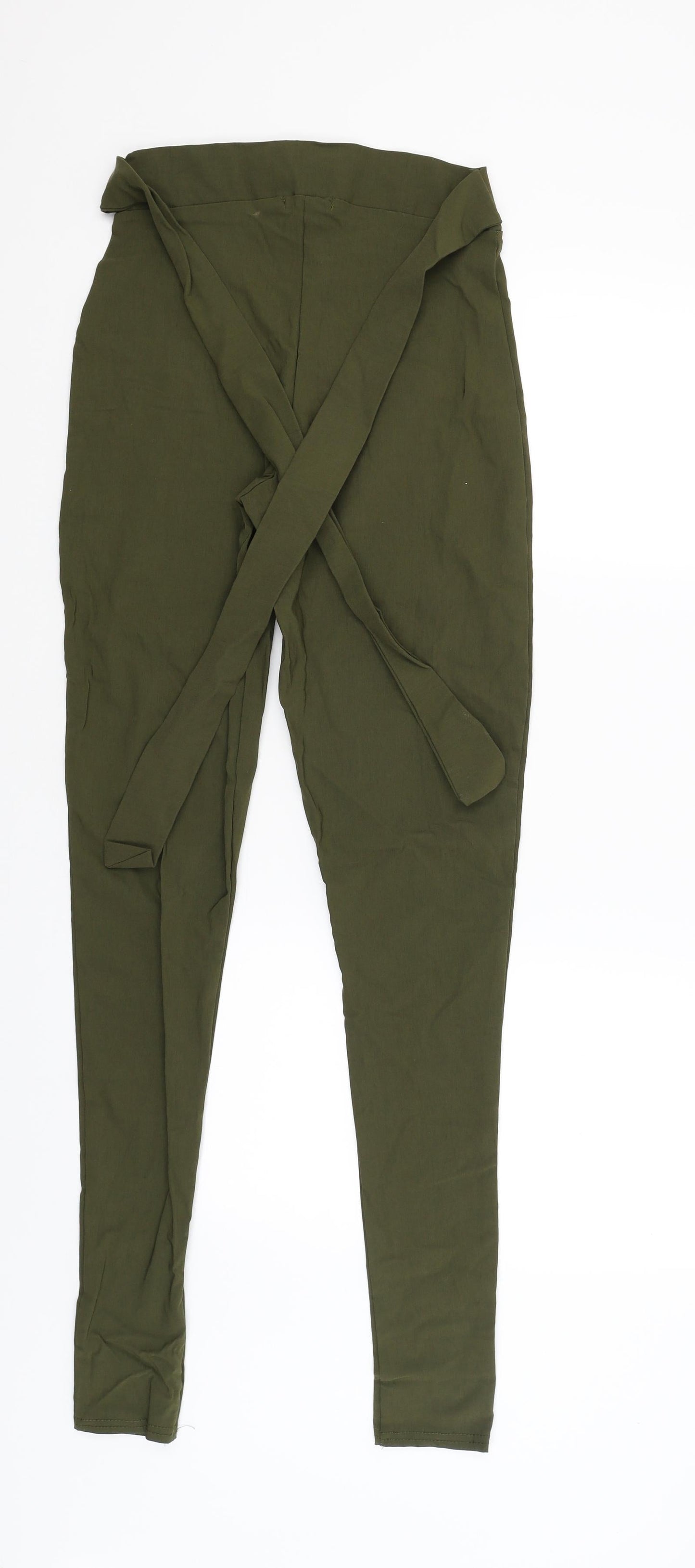 Womens UK Size 8 I SAW IT FIRST Regular Fit Capri Green Trousers