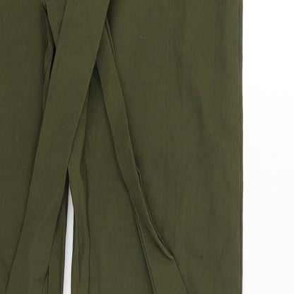 Womens UK Size 8 I SAW IT FIRST Regular Fit Capri Green Trousers