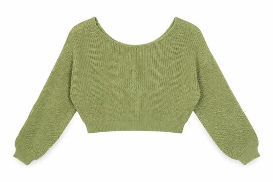 Womens UK Size M Boohoo Green Pullover Jumper