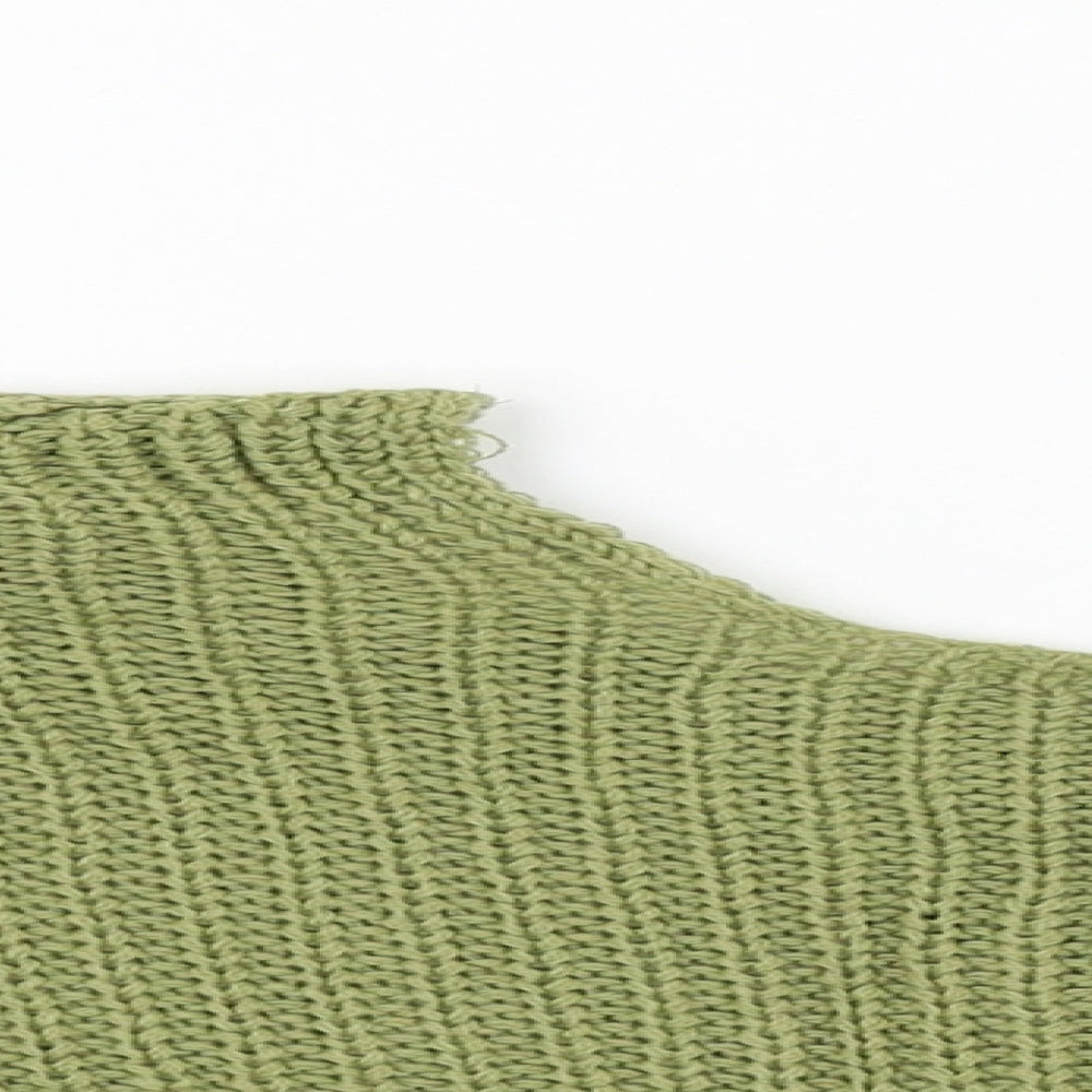 Boohoo Womens Green   Pullover Jumper Size M