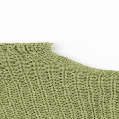 Boohoo Womens Green   Pullover Jumper Size M