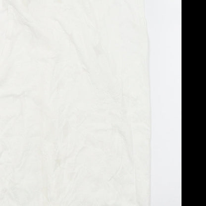 Dorothy Perkins Womens White   Basic Button-Up Size 10