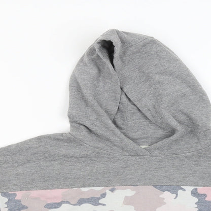 F&F Girls Grey   Pullover Hoodie Size 5-6 Years