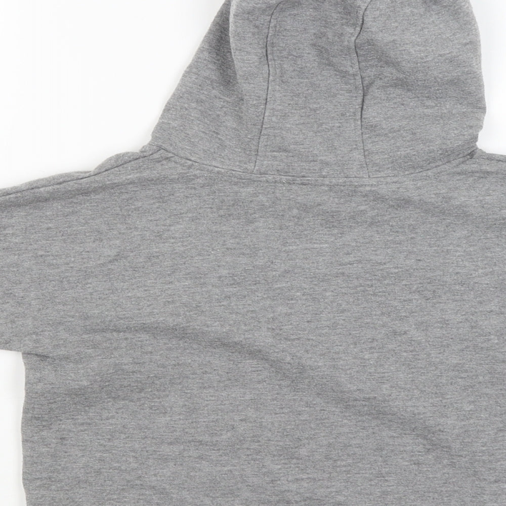 F&F Girls Grey   Pullover Hoodie Size 5-6 Years