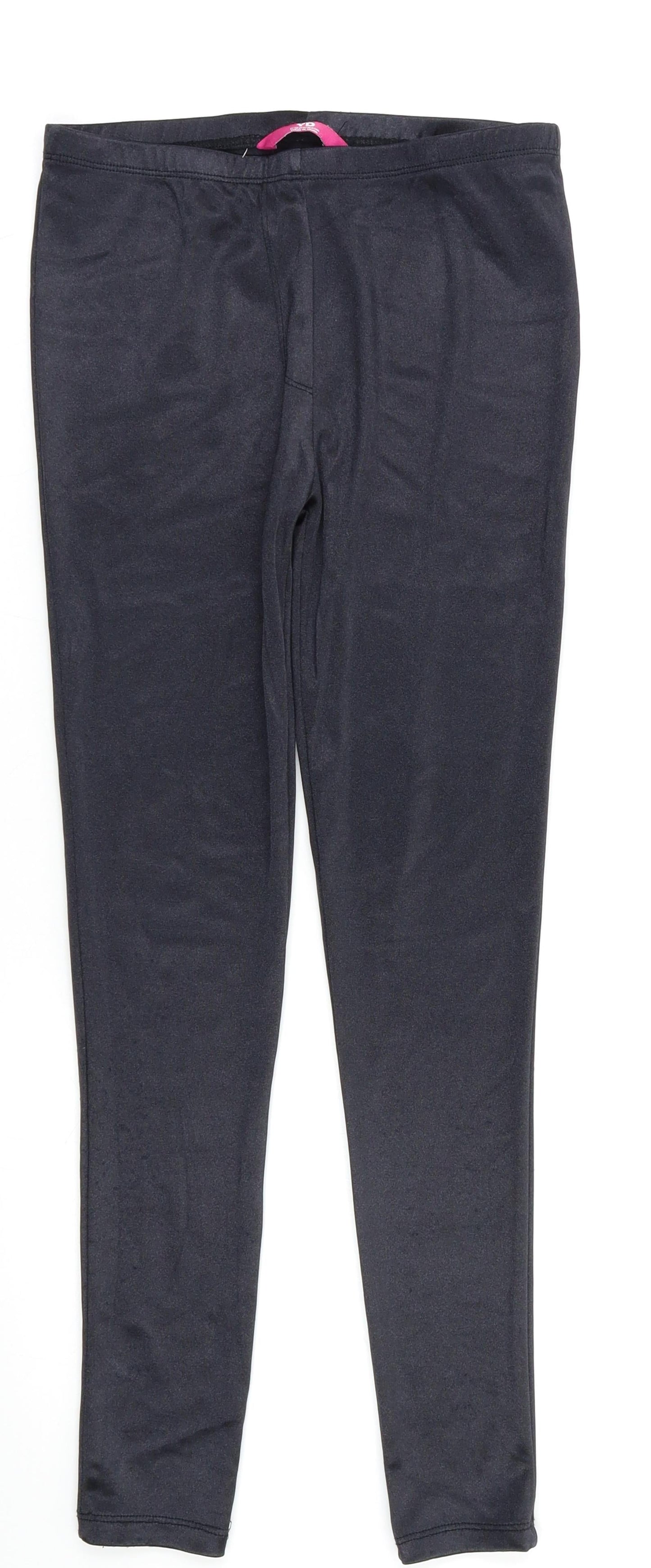 YD Girls Black   Jegging Trousers Size 10-11 Years