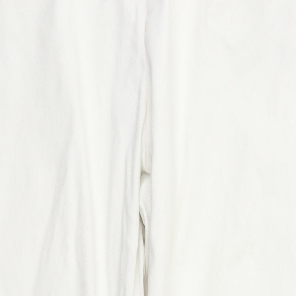 NEXT Womens White   Skinny Jeans Size 12 L25 in