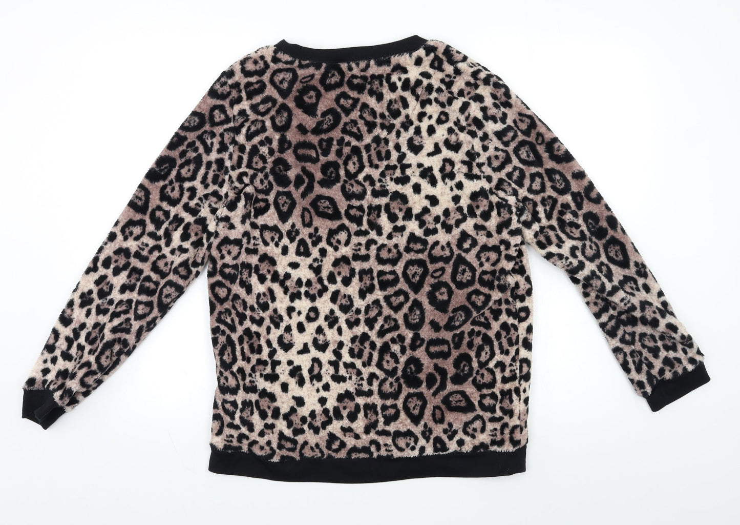 Primark Womens Brown Animal Print  Kimono Pyjama Top Size M