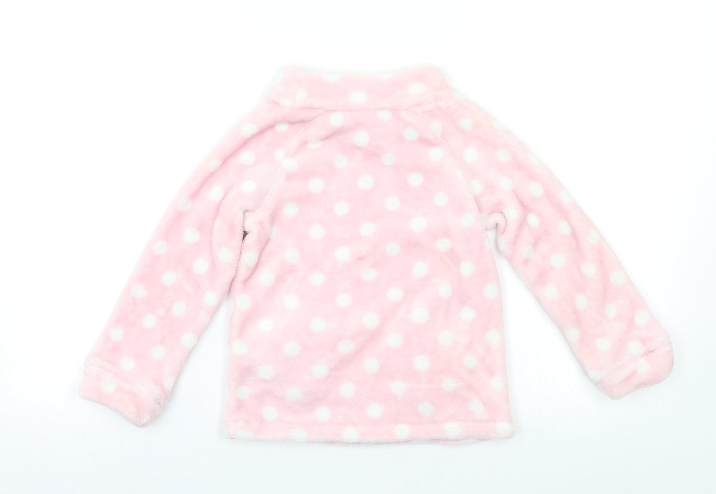TU Girls Pink Polka Dot  Top Pyjama Top Size 5 Years