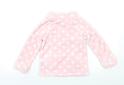 TU Girls Pink Polka Dot  Top Pyjama Top Size 5 Years