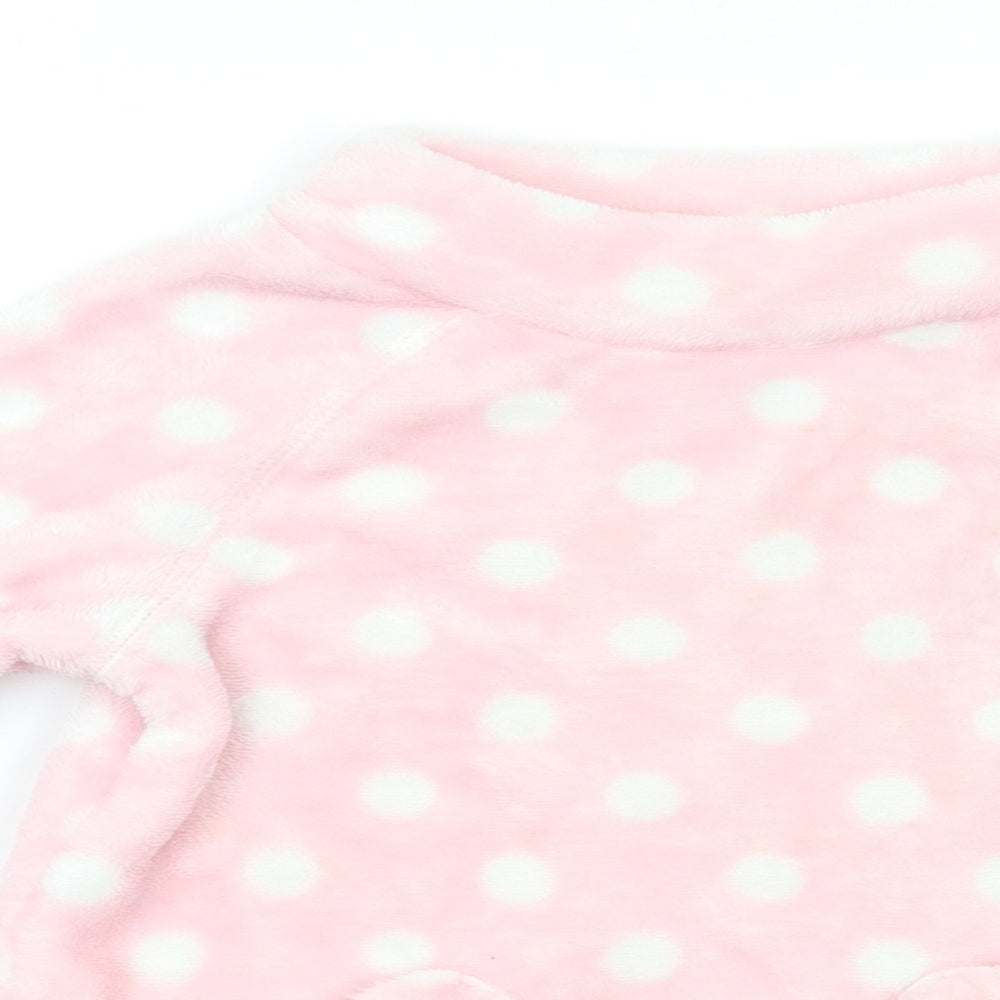 TU Girls Pink Polka Dot  Top Pyjama Top Size 5 Years