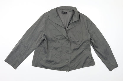 Nicola Waite Womens Green   Jacket Blazer Size L