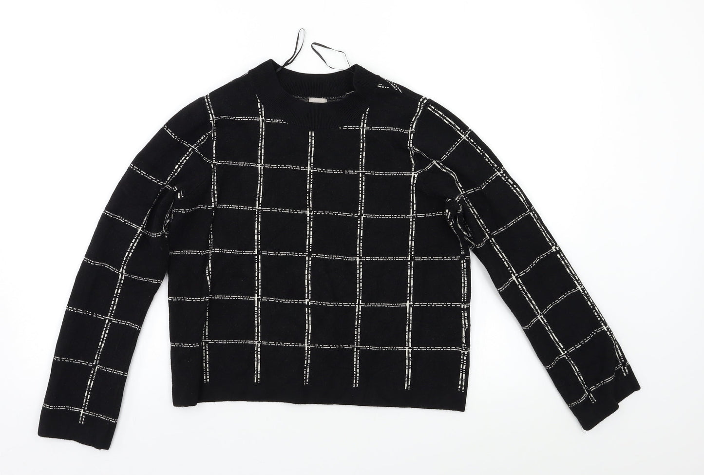 Womens UK Size M H&M Black Pullover Jumper