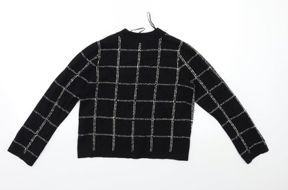 Womens UK Size M H&M Black Pullover Jumper