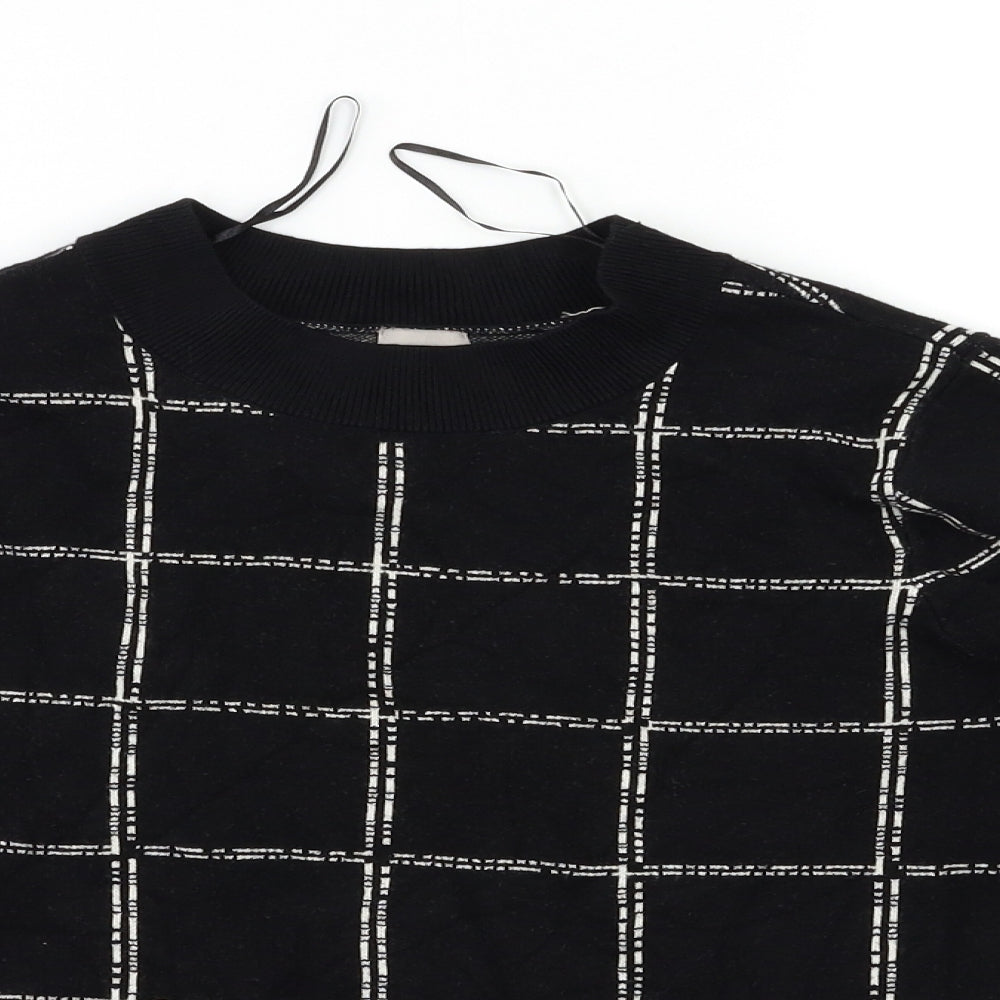 Womens UK Size M H&M Black Pullover Jumper