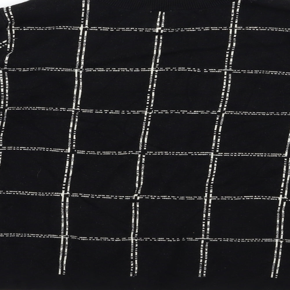 Womens UK Size M H&M Black Pullover Jumper