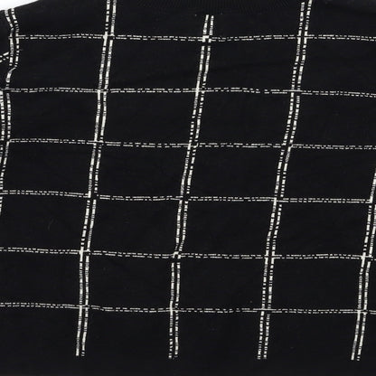 Womens UK Size M H&M Black Pullover Jumper