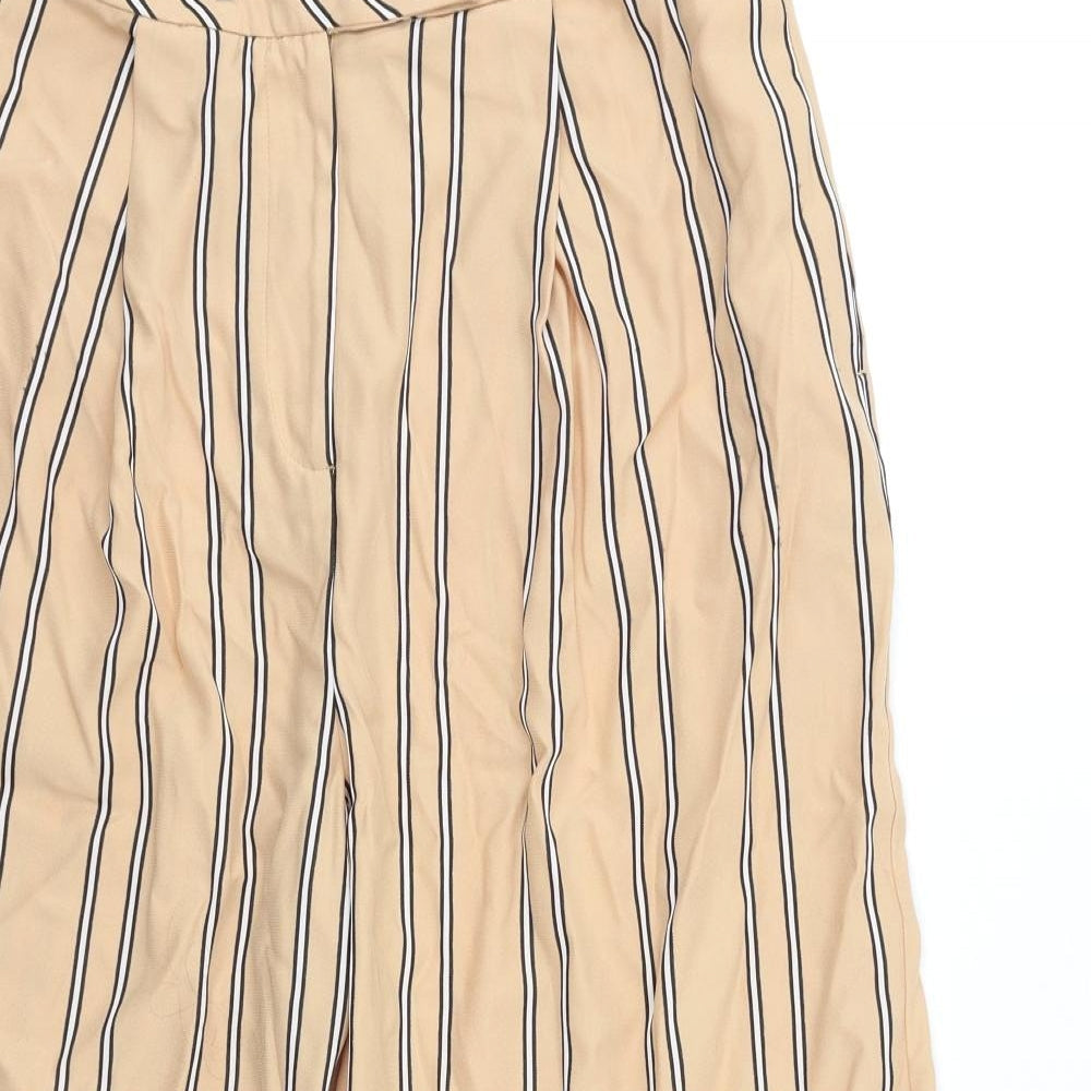 Prew Womens Multicoloured Striped  Cropped Trousers Size 12 L21 in