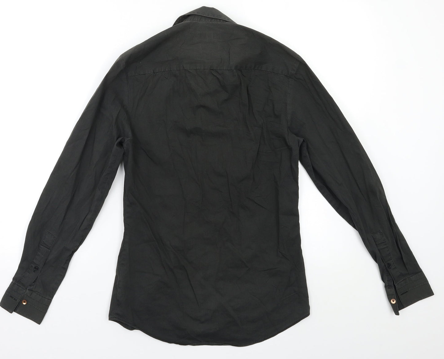 River Island Mens Green    Button-Up Size XS