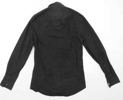 River Island Mens Green    Button-Up Size XS