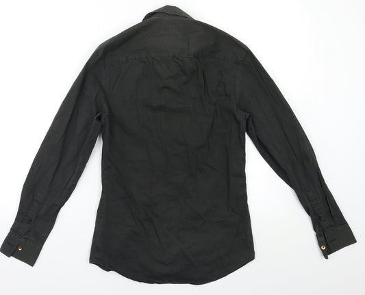 River Island Mens Green    Button-Up Size XS