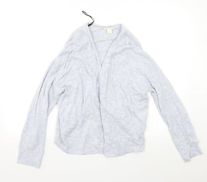 Womens UK Size M H&M Blue Cardigan Jumper
