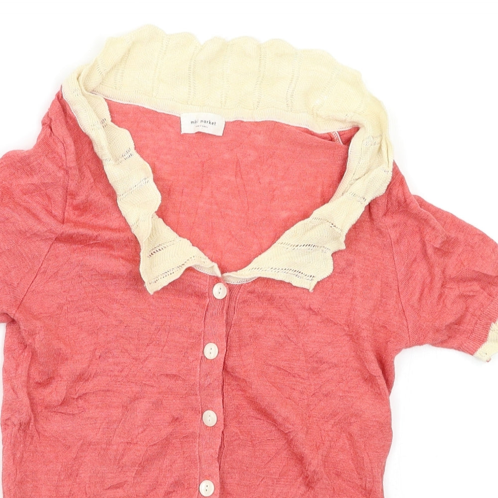 Mini Market Womens Red   Cardigan Jumper Size 6