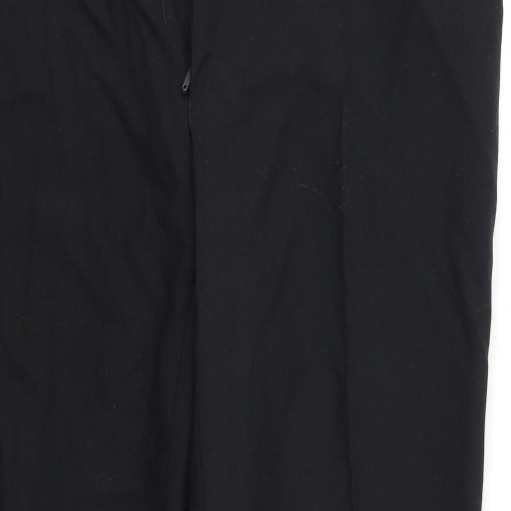 Turo Mens Black   Dress Pants Trousers Size 34 L28 in