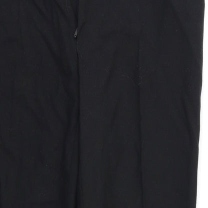 Turo Mens Black   Dress Pants Trousers Size 34 L28 in