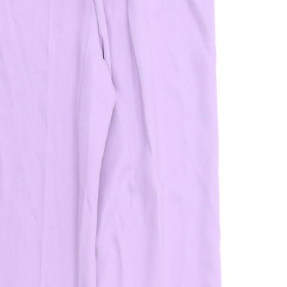 Stor Yo Womens Purple   Dress Pants Trousers Size 8 L28 in