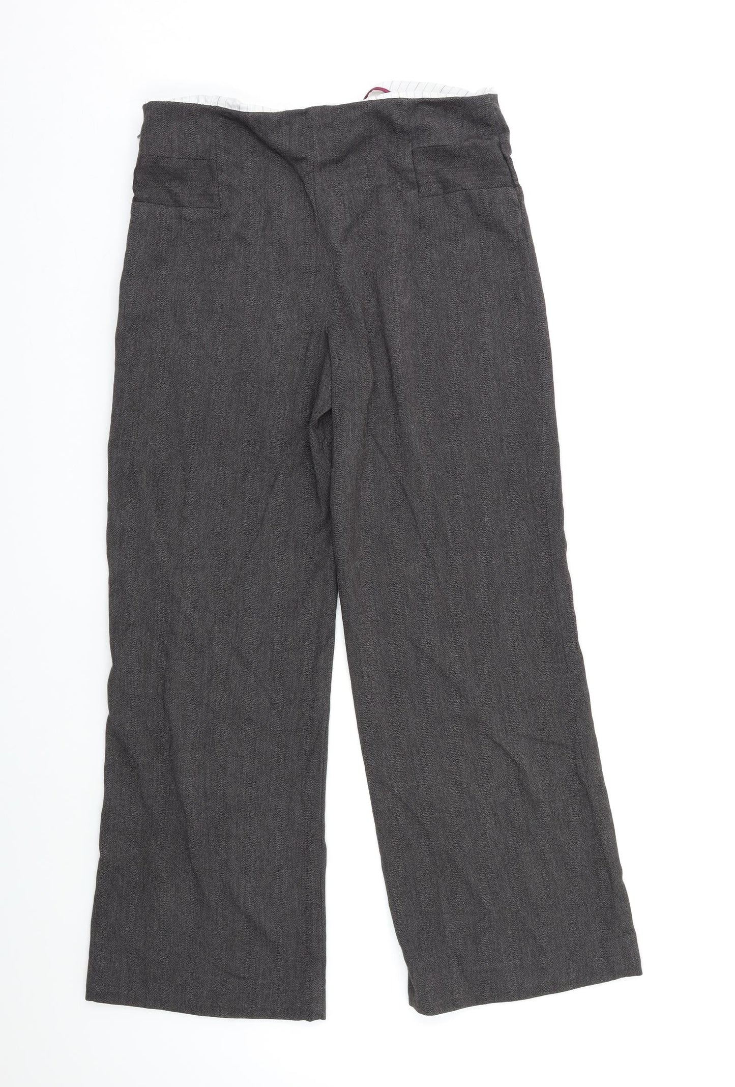Womens UK Size 10 M&S Regular Fit  Brown Trousers