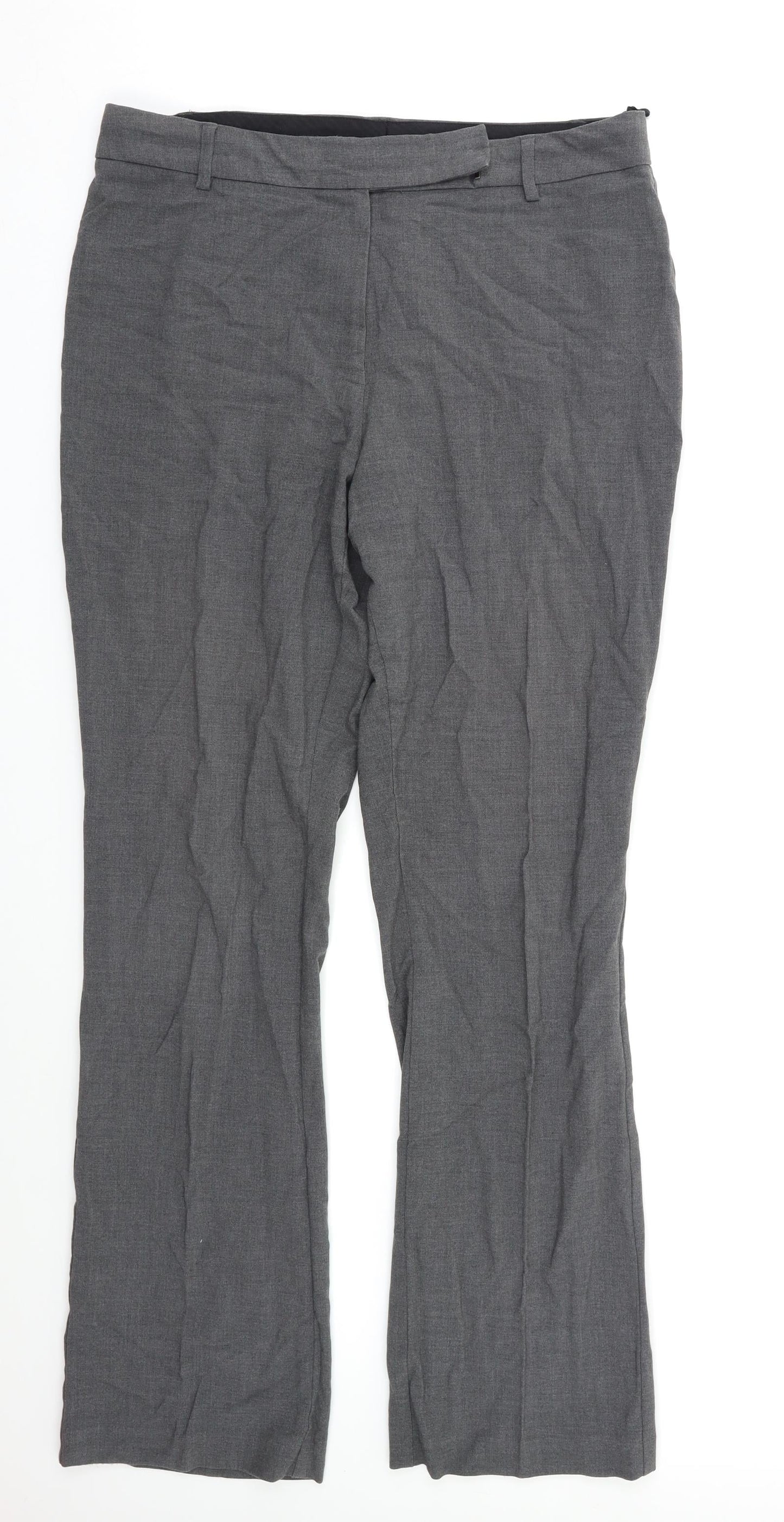 M&S Mens Grey   Dress Pants Trousers Size 34 L30 in