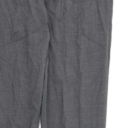 M&S Mens Grey   Dress Pants Trousers Size 34 L30 in