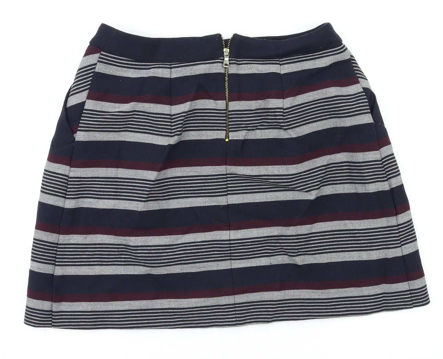 Promod Womens Multicoloured Striped  Peasant Skirt Size S