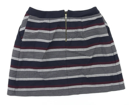 Promod Womens Multicoloured Striped  Peasant Skirt Size S