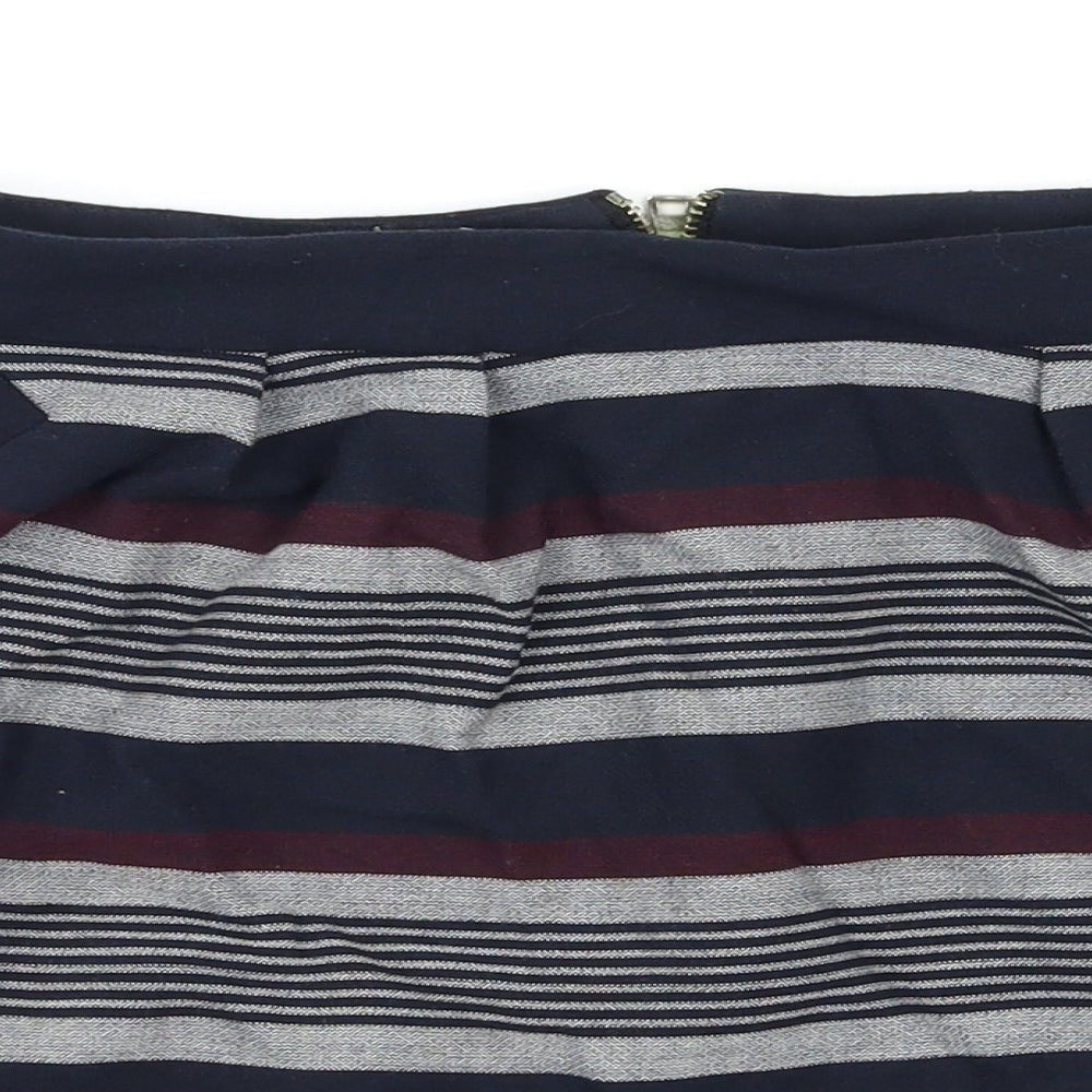 Promod Womens Multicoloured Striped  Peasant Skirt Size S