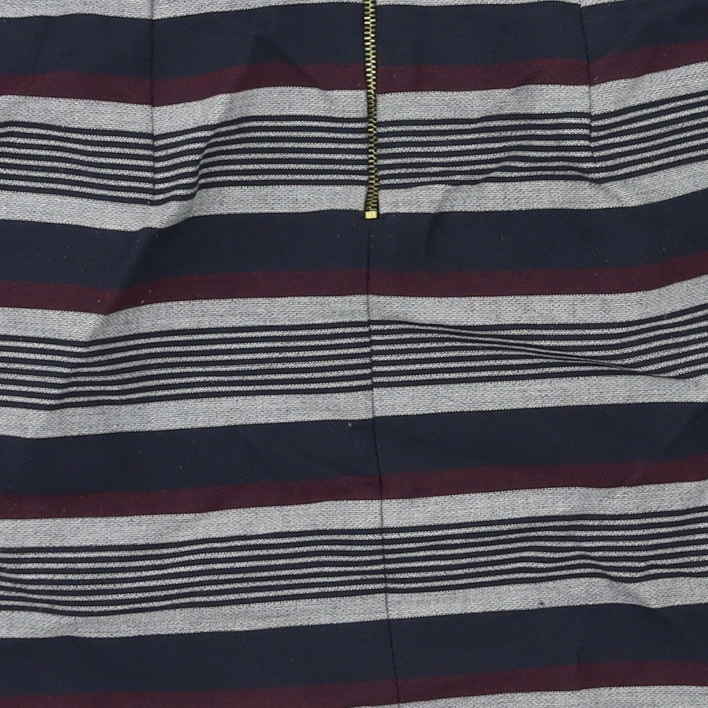 Promod Womens Multicoloured Striped  Peasant Skirt Size S