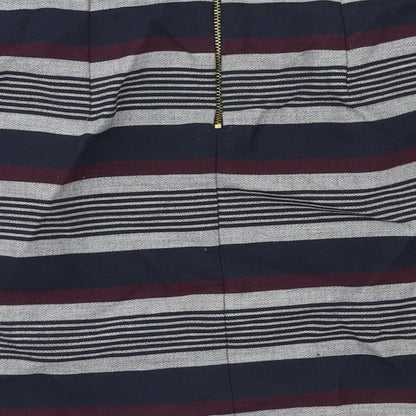 Promod Womens Multicoloured Striped  Peasant Skirt Size S