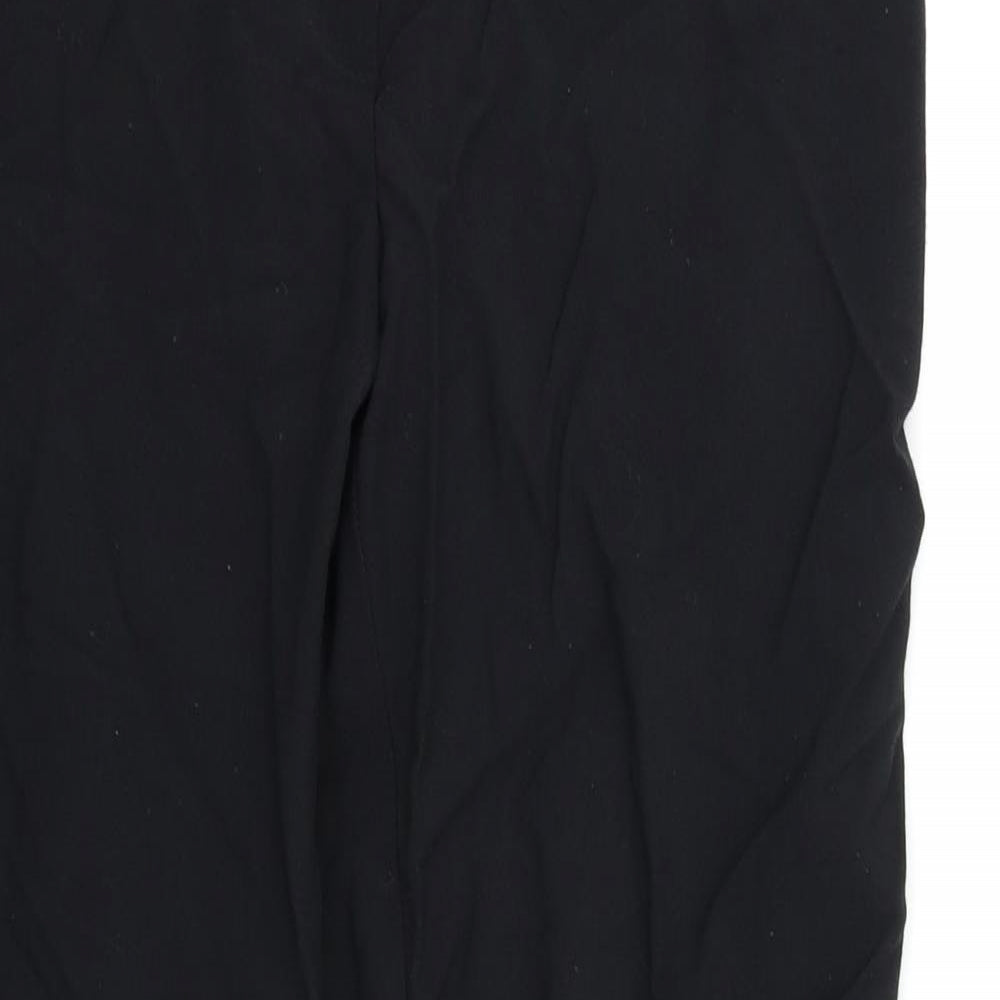 Womens UK Size 10 M&S Regular Fit  Black Trousers