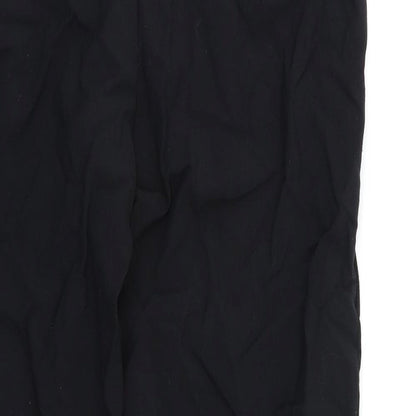 Womens UK Size 10 M&S Regular Fit  Black Trousers