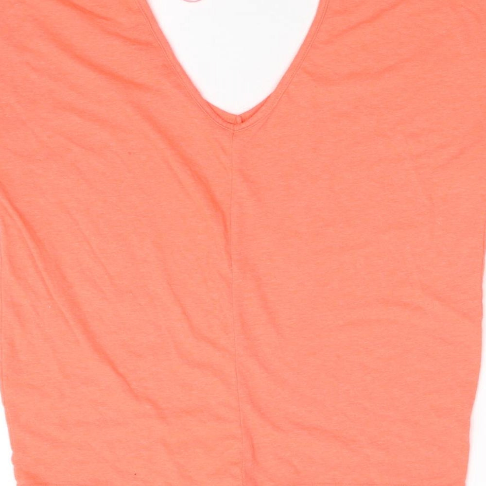 Primark Womens Orange   Basic T-Shirt Size 4