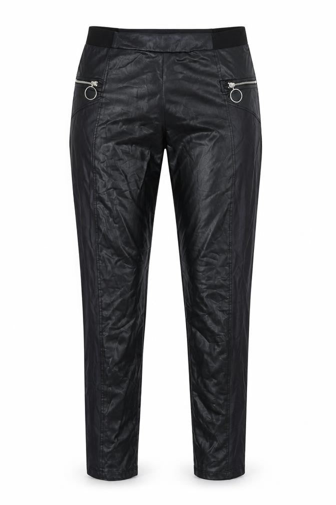 Womens UK Size 8 Boohoo Slim Fit  Black Trousers