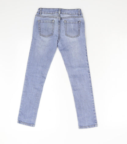 FOREVER 21 Girls Blue  Denim Skinny Jeans Size 7 Years