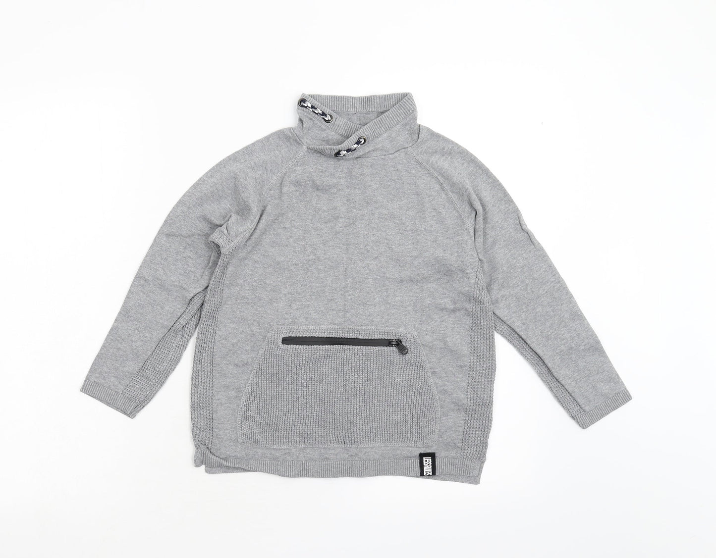 Less Rules Girls Grey   Pullover Jumper Size 8 Years