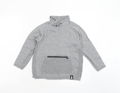 Less Rules Girls Grey   Pullover Jumper Size 8 Years
