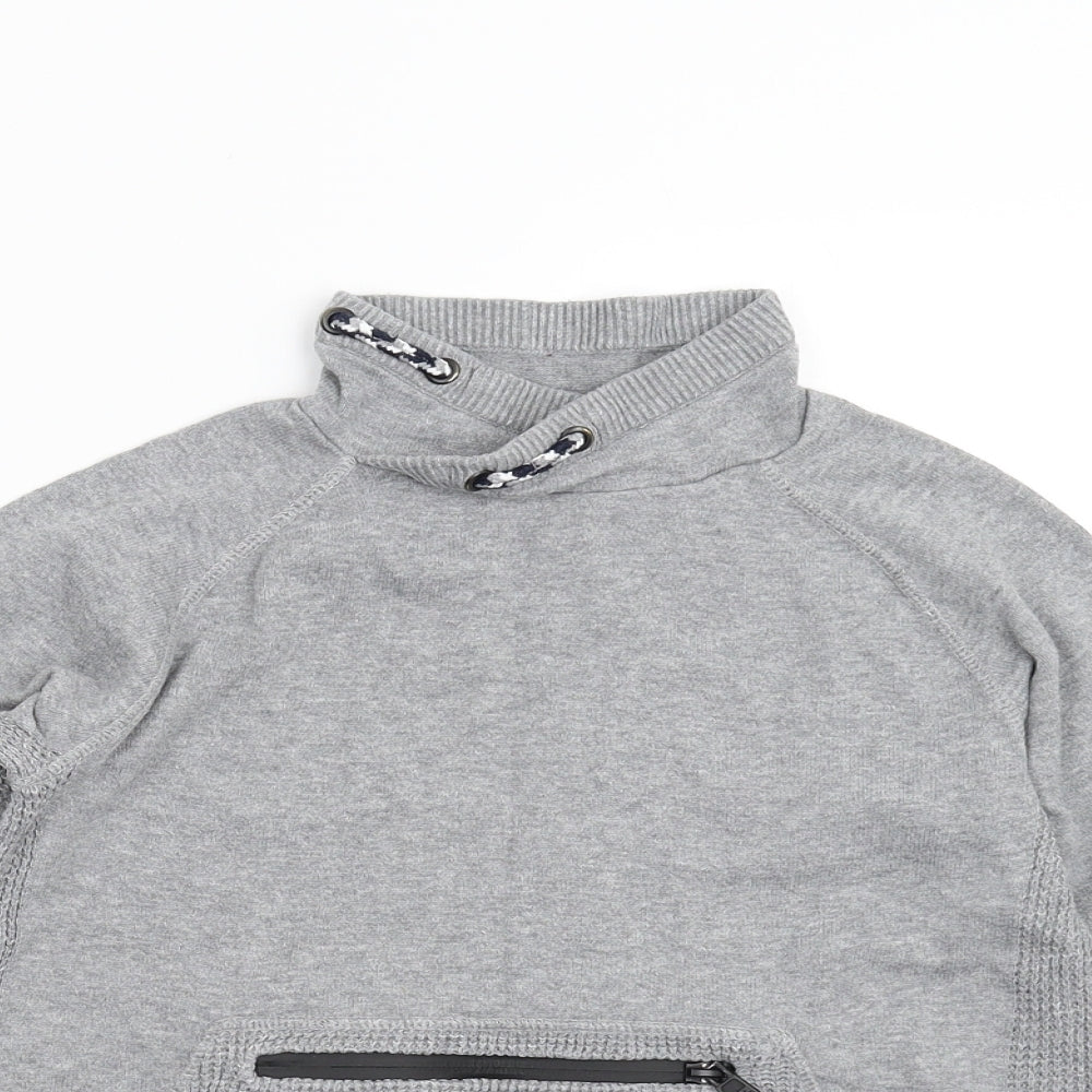 Less Rules Girls Grey   Pullover Jumper Size 8 Years