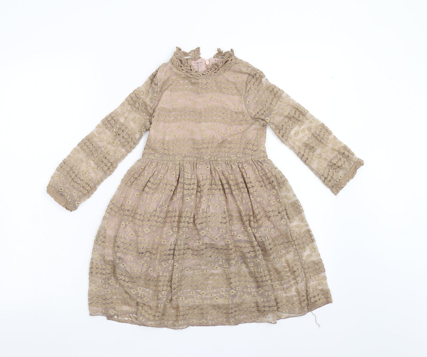 Cotton Splendid Girls Brown   Fit & Flare  Size M