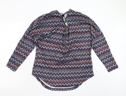 Womens UK Size M Klass Multicoloured Basic Blouse
